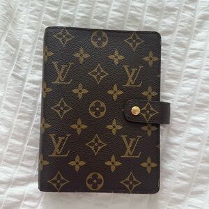 Louis Vuitton Brown Monogram Snap MM Agenda